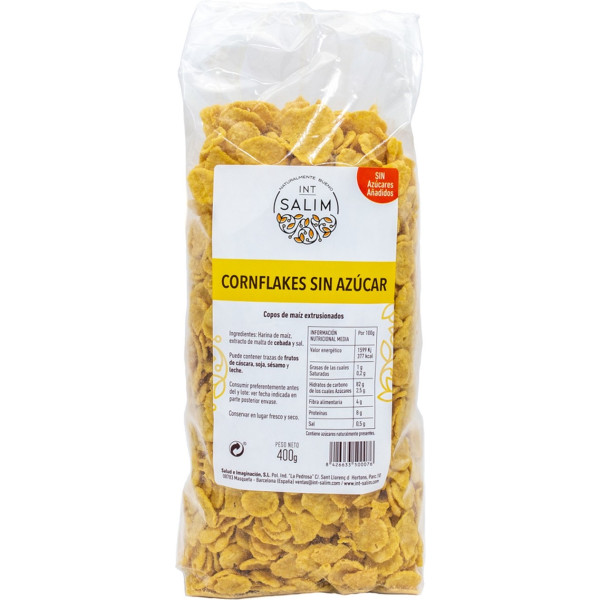 Intsalim Corn Flakes Senza Zucchero 400 G