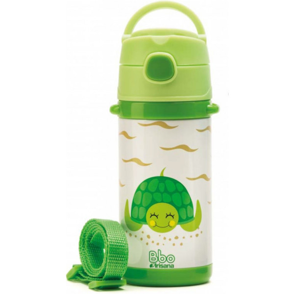 Irisana Green Bbo Thermosflasche für Kinder 320 ml (grün)