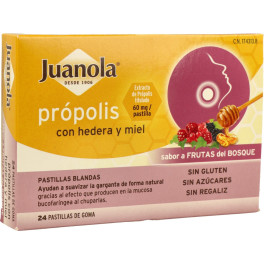 Juanola Própolis Con Hedera Y Miel 24 Pastillas (frutas Del Bosque)
