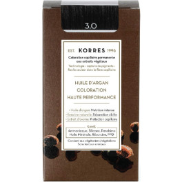 Korres Coloración Capilar Con Aceite De Argán Castaño Oscuro Natural 3.0 1 Unidad