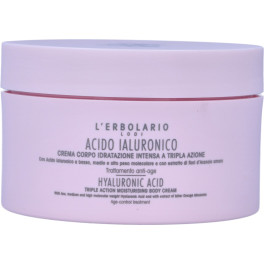 L'erbolario hyaluronic acid cream for the body of intense hydration 200 Ml