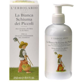 L'erbolario Schiuma Bianca per Corpo e Capelli per Bambini 250 Ml