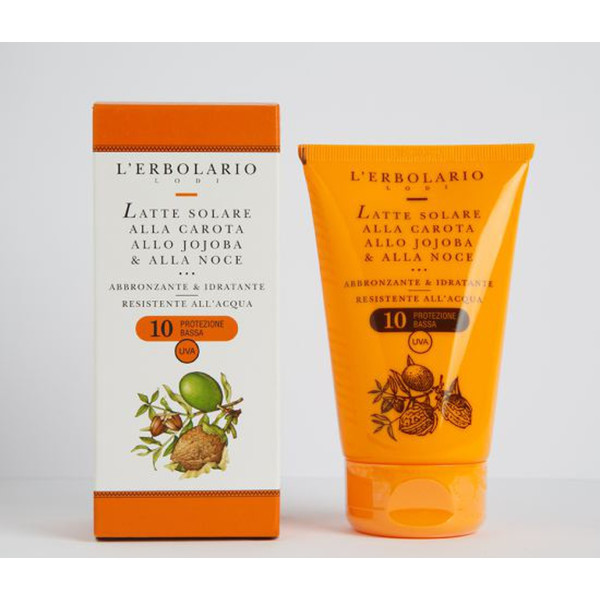 L'erbolario Latte Corpo Carota Spf 10. Jojoba E Noci 125 Ml
