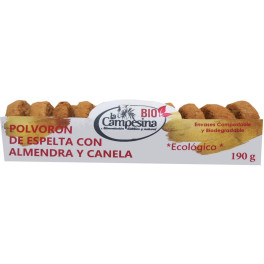 La Campesina Surtido De Polvorones Veganos Y Ecológicos 190 G (canela - Cacao - Almendra)