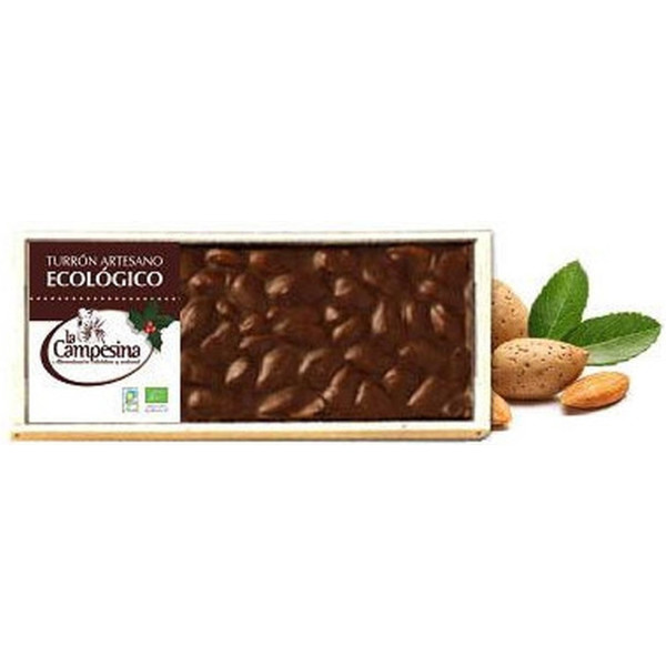 La Campesina Turrón De Chocolate Con Almendra Ecológico 200 G (chocolate - Almendra)