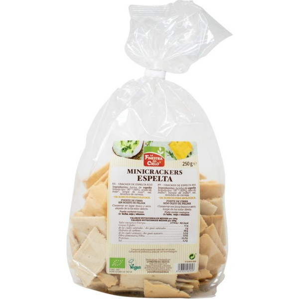 La Finestra Sul Cielo Mini Crackers 100% Farro 250 G