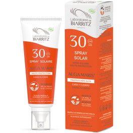 Laboratoires De Biarritz Spray solare viso e corpo spf30 crema alle alghe 100 ml