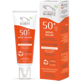 Laboratoires De Biarritz Zonnespray Gezicht en Lichaam Spf50+ Bio Alga Maris 100 Ml