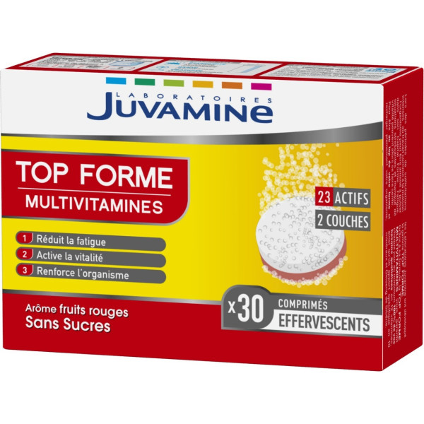 Laboratoires Juvamine Multivitaminas Top Forme Tabletas Efervescentes 30 Tabletas Efervescentes
