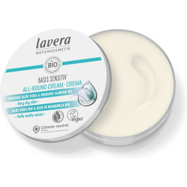 Lavera Crème 150 Gezicht & Lichaam Basis Sensitiv 150 Ml Crème