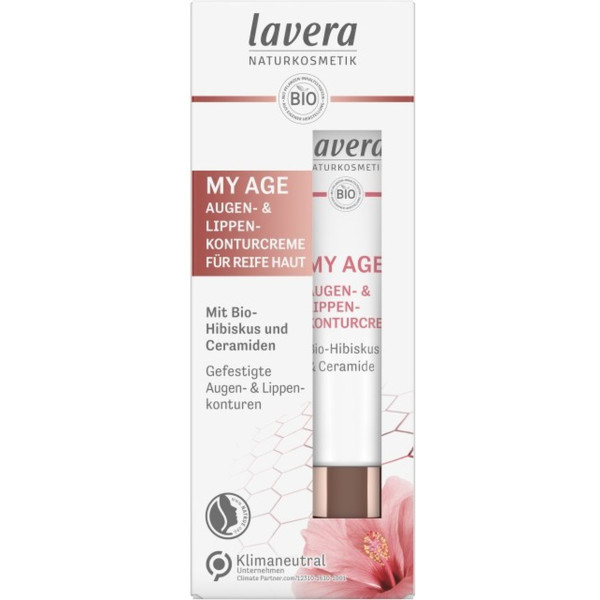 Lavera Oog- en lipcontourcrème My Age 15 ml crème