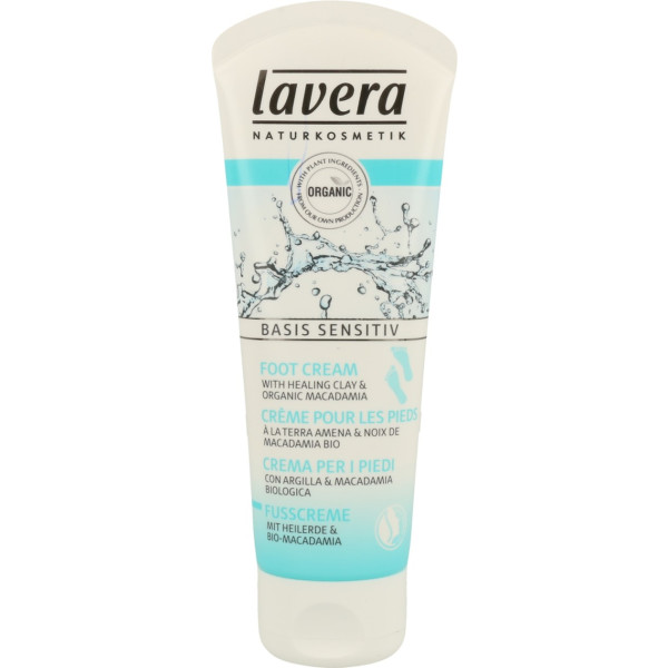 Lavera Fußcreme Ac. Macadamia+Ton Bio 75 ml