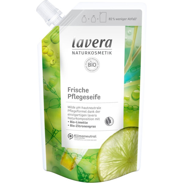 Lavera Navulling Handzeep Fresh Lime 500 Ml