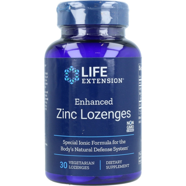Life Extension Enhanced Zinc Lozenges 30 Comp