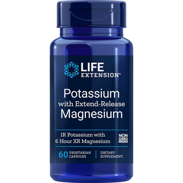 Life Extension Potasio Con Magnesio 60 Caps Vegetales