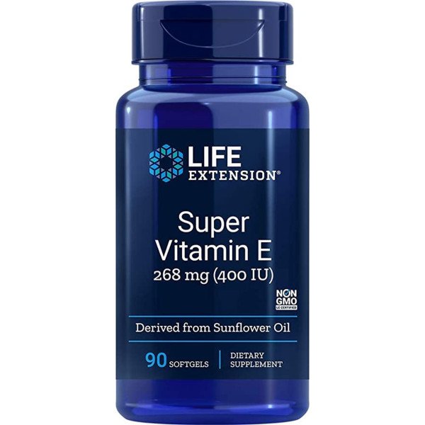 Life Extension Super Vitamina E 90 Caps Vegetales