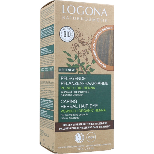 Logona Colorante Vegetal Marrón ámbar 100 G