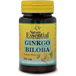Nature Essential Ginkgo Biloba 500 mg 60 Tabletten