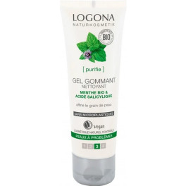 Logona Gel Peeling Pulizia profonda Menta e acido salicilico Gel da 100 ml