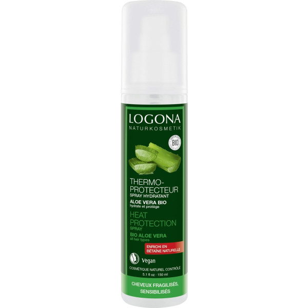 Logona Thermische Bescherming Spray Aloë Bio 150 Ml