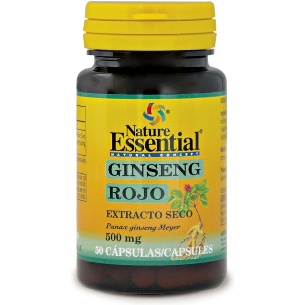 Nature Essential Rode Ginseng 500 Mg Ext Dry 50 Caps