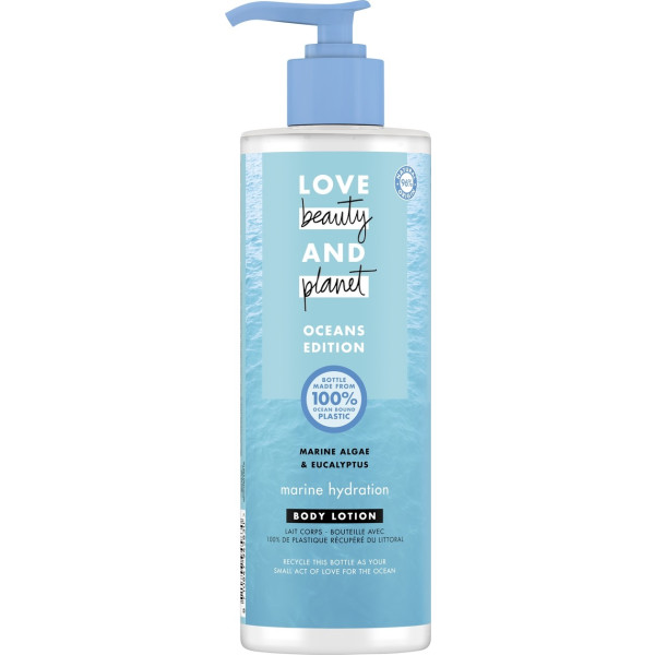 Love Beauty And Planet Crema Corporal Hidratante Marina Algas Marinas Y Eucalipto 400 Ml