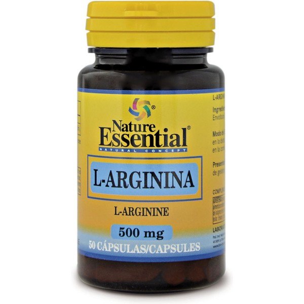 Nature Essential L-arginina 500 Mg 50 Caps