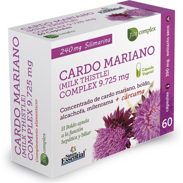 Nature Essential Mariendistel-Komplex 9,725 mg Ext Dry 60 Kapseln