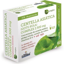Nature Essential Complexe Centella Asiatica 2500 Mg Ext Dry 60 Vcap