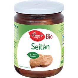 Frasco de vidro ecológico El Granero Integral Seitan 440 gr