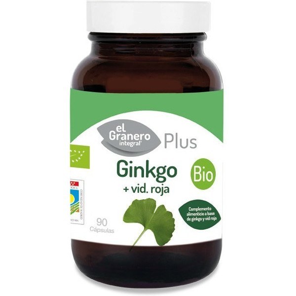 El Granero Integral Ginkgo + Vid Roja Bio 500 Mg 90 Vcaps