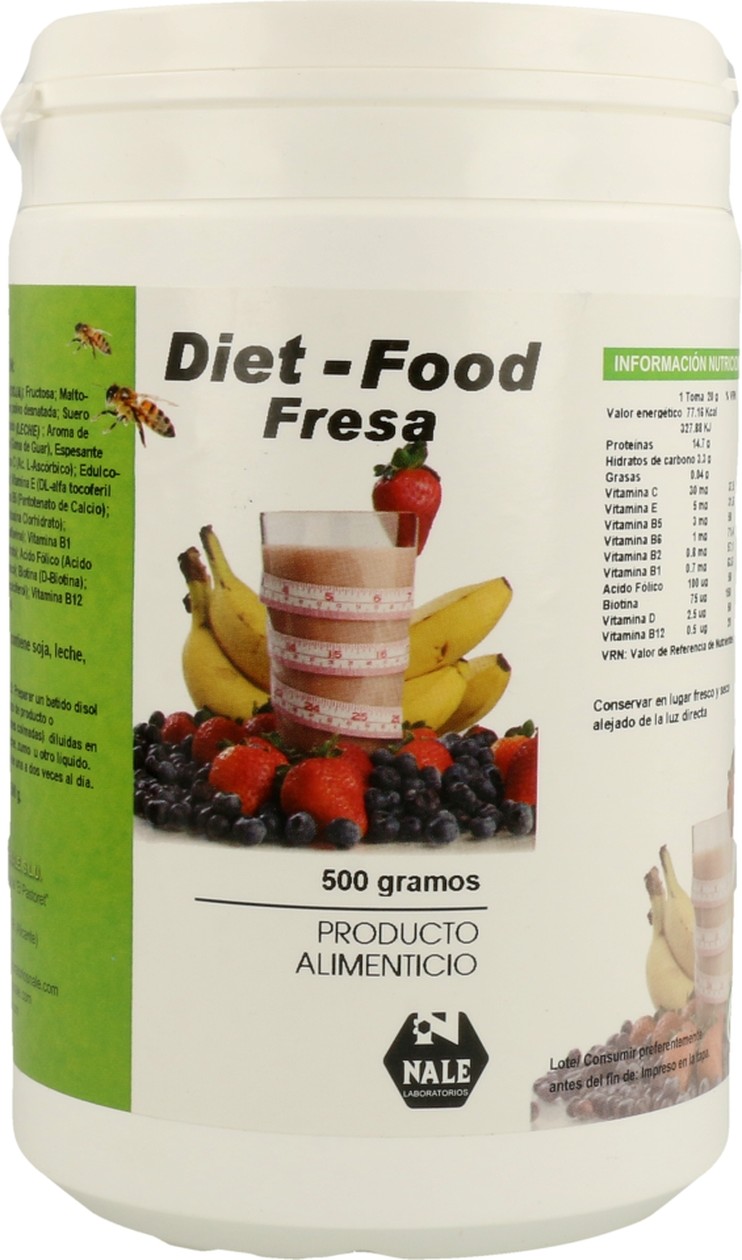 Nale Diet Food Batido (Sabor Fresa) 500 G (Fresa)-image