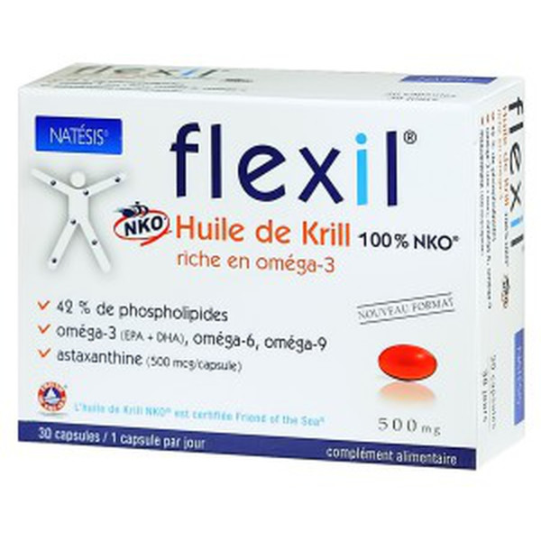 Natesis Flexil Aceite De Krill 30 Caps
