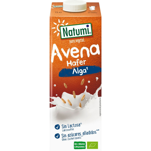 Bevanda di avena e alghe biologiche Natumi 1 L