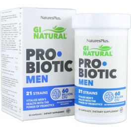 Natures Plus Gi Natural Probiotic Men 30 Caps