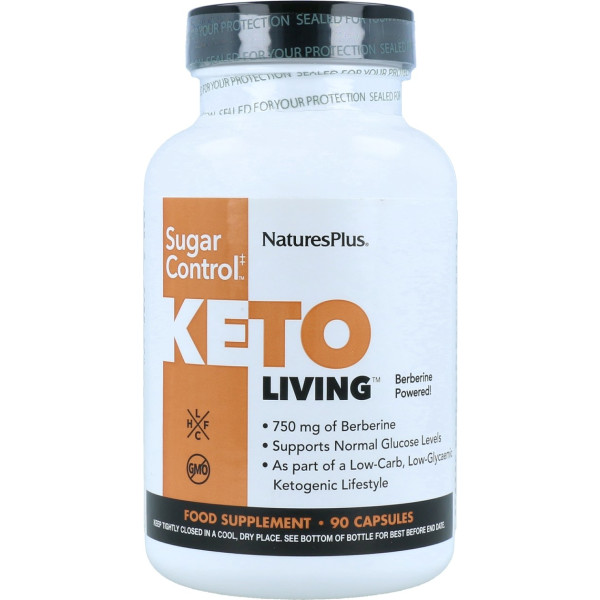 Natures Plus Keto Living Sugar Control Berberina 90 Caps