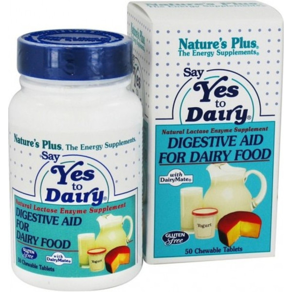 Natures Plus Say Yes To Dairy Masticables 50 Comp
