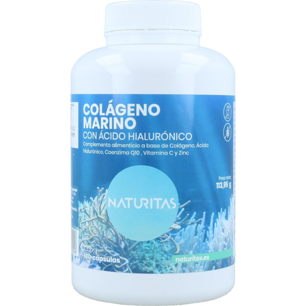 Naturitas Colágeno Marino Con ácido Hialurónico 180 Caps