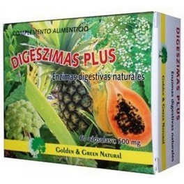 Golden & Green Natural Digeszymes Plus 60 cápsulas