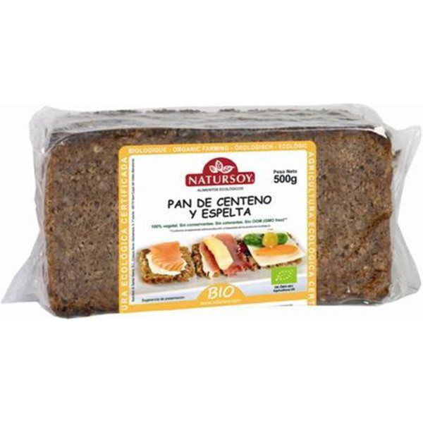 Natursoy Pan De Centeno Y Espelta 500 G