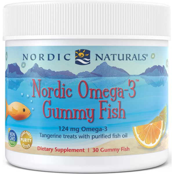 Nordic Naturals Golosinas Omega-3 De Mandarina 124 Mg 30 Unidades