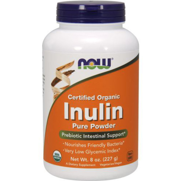 Now Inulin Powder Organic 227 G