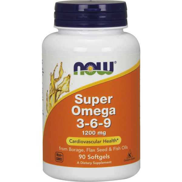 Now Super Omega 3-6-9 1200 Mg 90 Pearls Of 1200mg