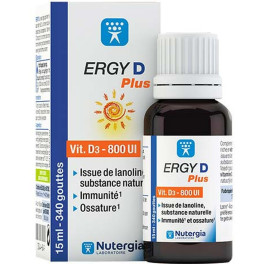 Nutergia Ergy D Plus Vitamin D3 15 ml