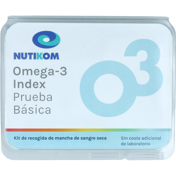 Nutilab Nutikom - Test De Medición índice Omega-3 - Kit Básico 1 Unidad