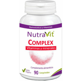 Nutravit Complex Vitaminas Y Minerales 90 Comp De 1500mg