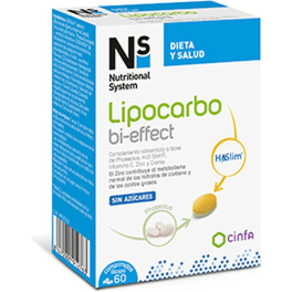 Nutritional System Lipocarbo Bi-effect 60 Comp