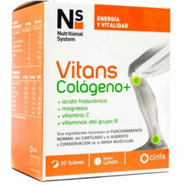 Nutritional System Vitans Colágeno 30 Sobres (limón)