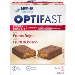 Optifast Barritas Frutos Rojos 6 Barritas