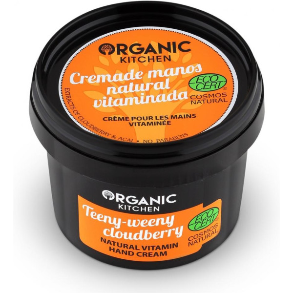 Organic Kitchen Hand Cream With Vitamins 100 Ml